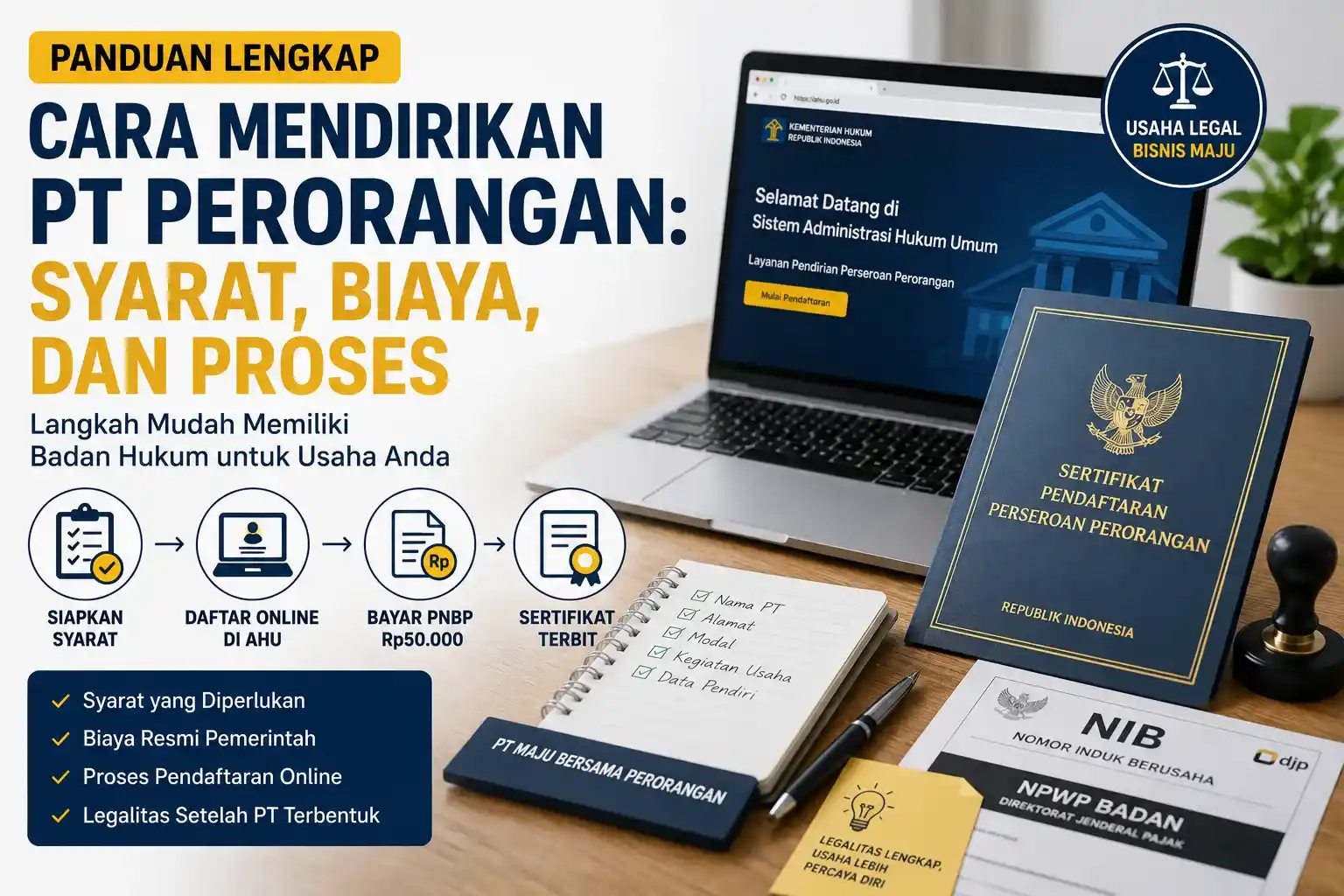 Cara Mendirikan PT Perorangan: Syarat, Biaya, dan Proses