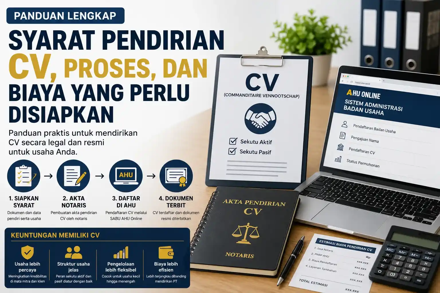 Syarat Pendirian CV, Proses, dan Biaya yang Perlu Disiapkan